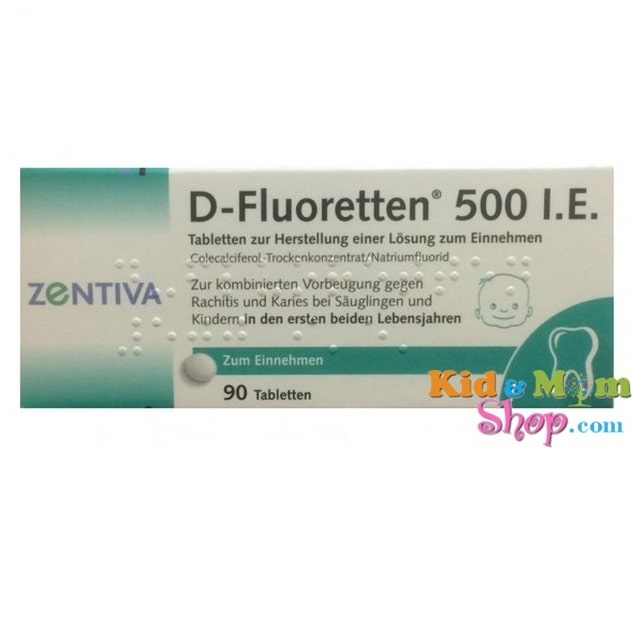 Hướng Dẫn Cách Uống Thuốc Vitamin D3 Fluoretten 500 I.E